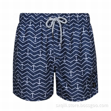 Printed Shorts Swimwear for Mature Men Swim Shorts